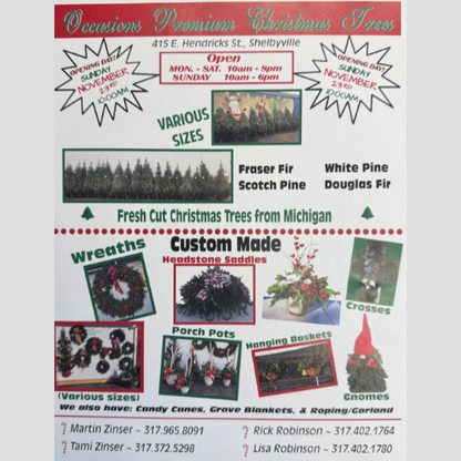 Occasions Premium Christmas Trees